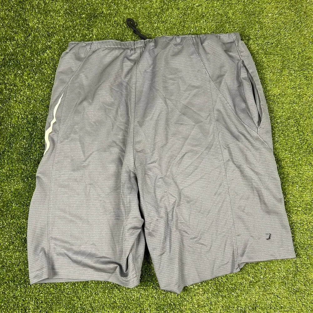 Nike Men's Grey and Blue Shorts